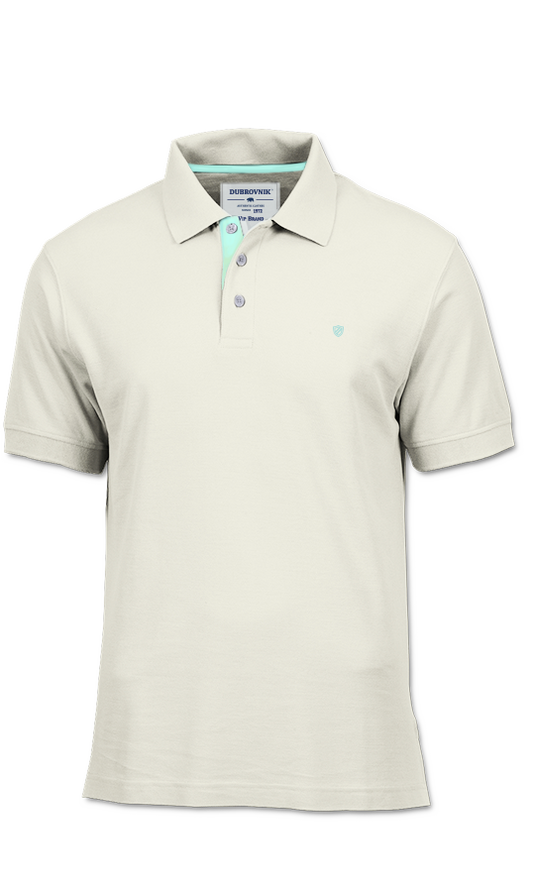 Playera Polo Crema