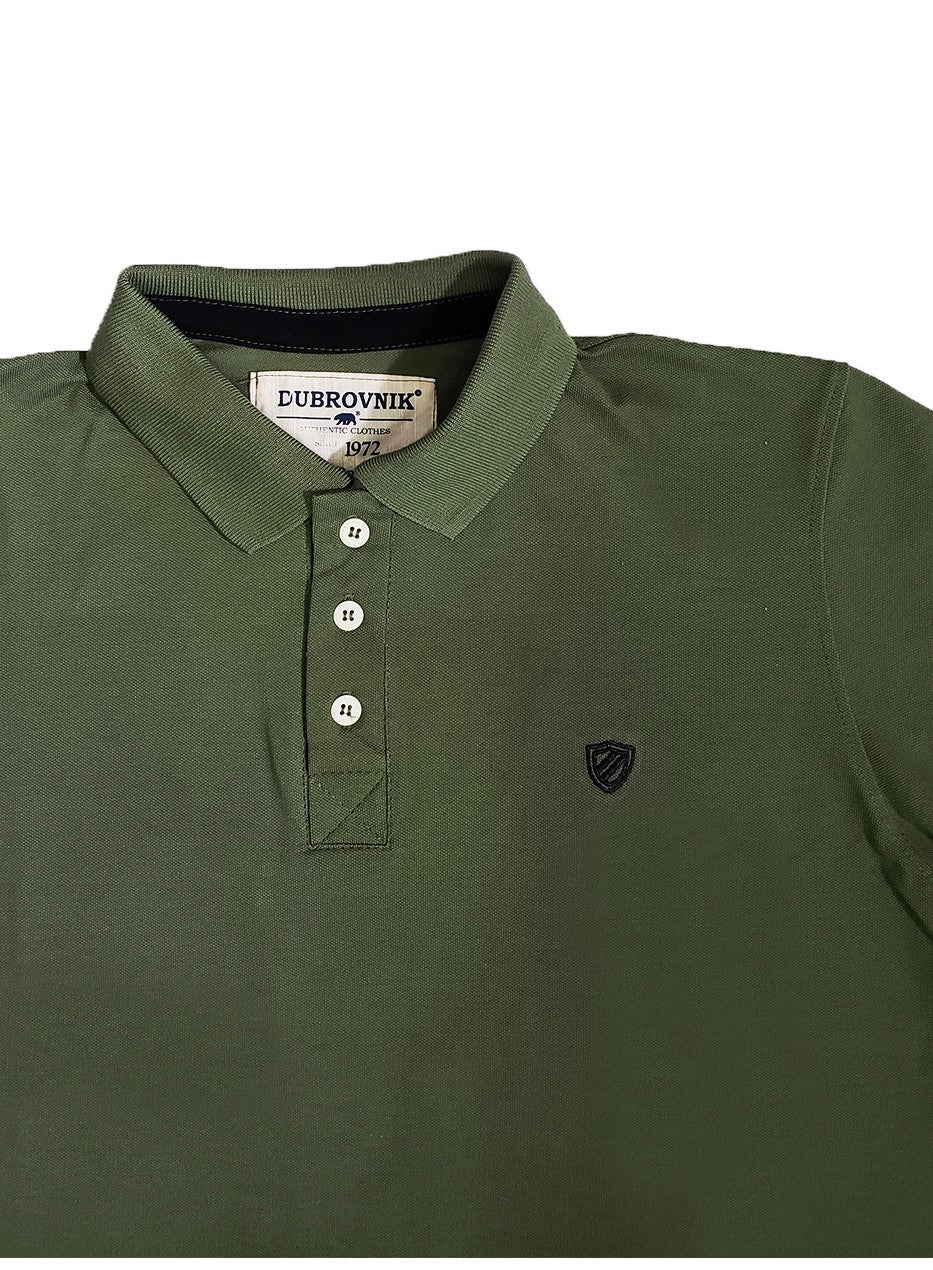 Playera Polo Verde Militar