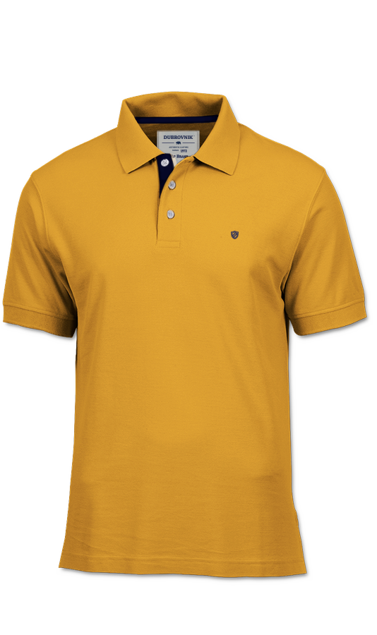 Playera Polo Mostaza