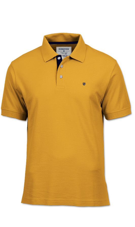 Playera Polo Mostaza