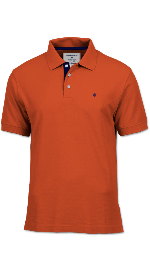 Playera Polo Naranja