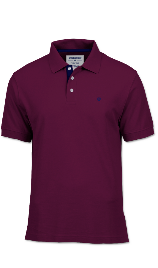 Playera Polo Uva