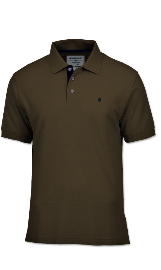 Playera Polo Café