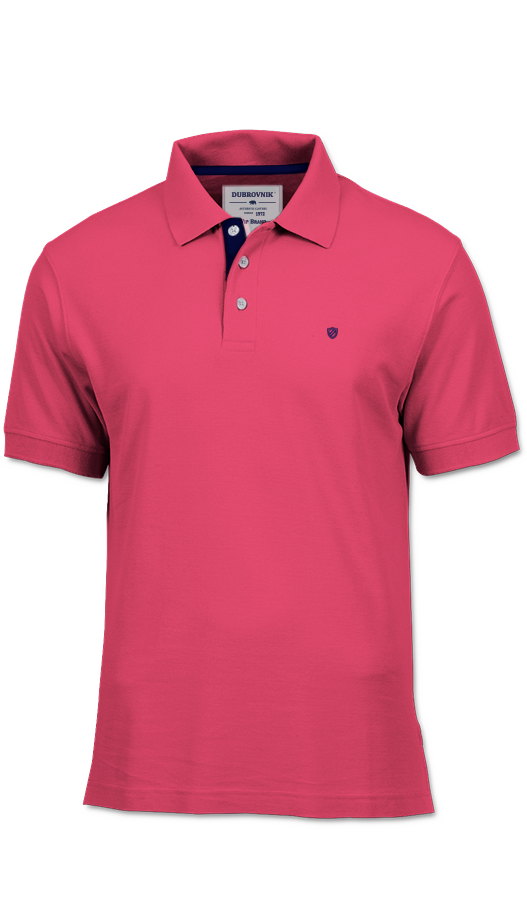 Playera Polo Coral