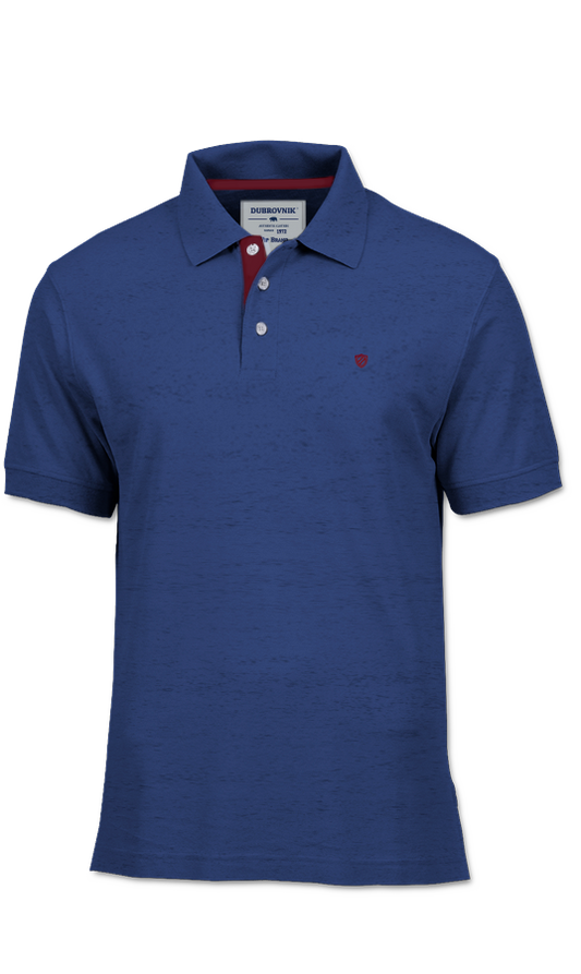 Playera Polo Mezclilla