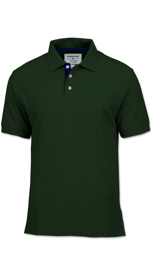 Playera Polo Verde Militar