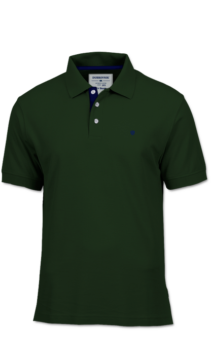 Playera Polo Verde Militar