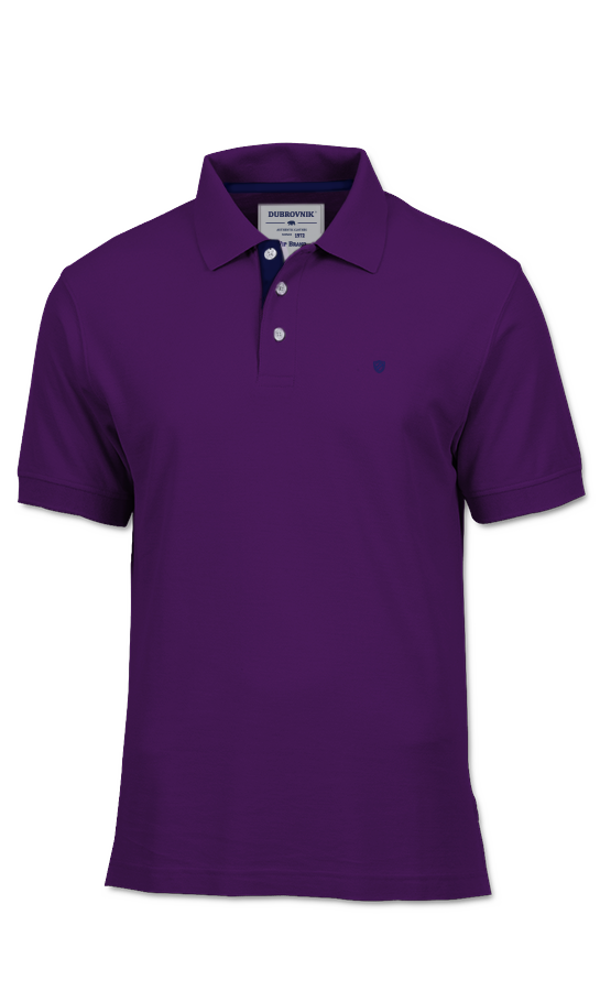 Playera Polo Morado