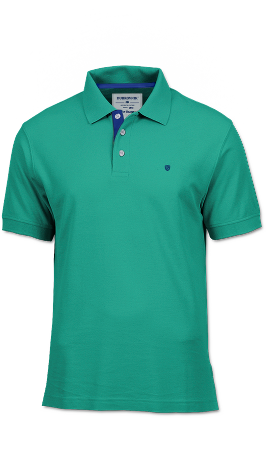 Playera Polo Verde Agua